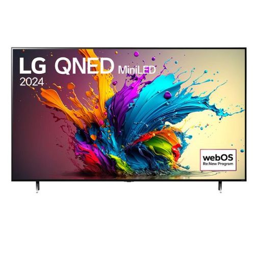 QNED MINILED 75" webOS Re:New Program, Alpha8 AI Processor